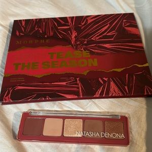 Morphe and Natasha denona eyeshadow